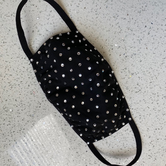 Handmade Swarovski Rhinestone Face Mask - Picture 2 of 4